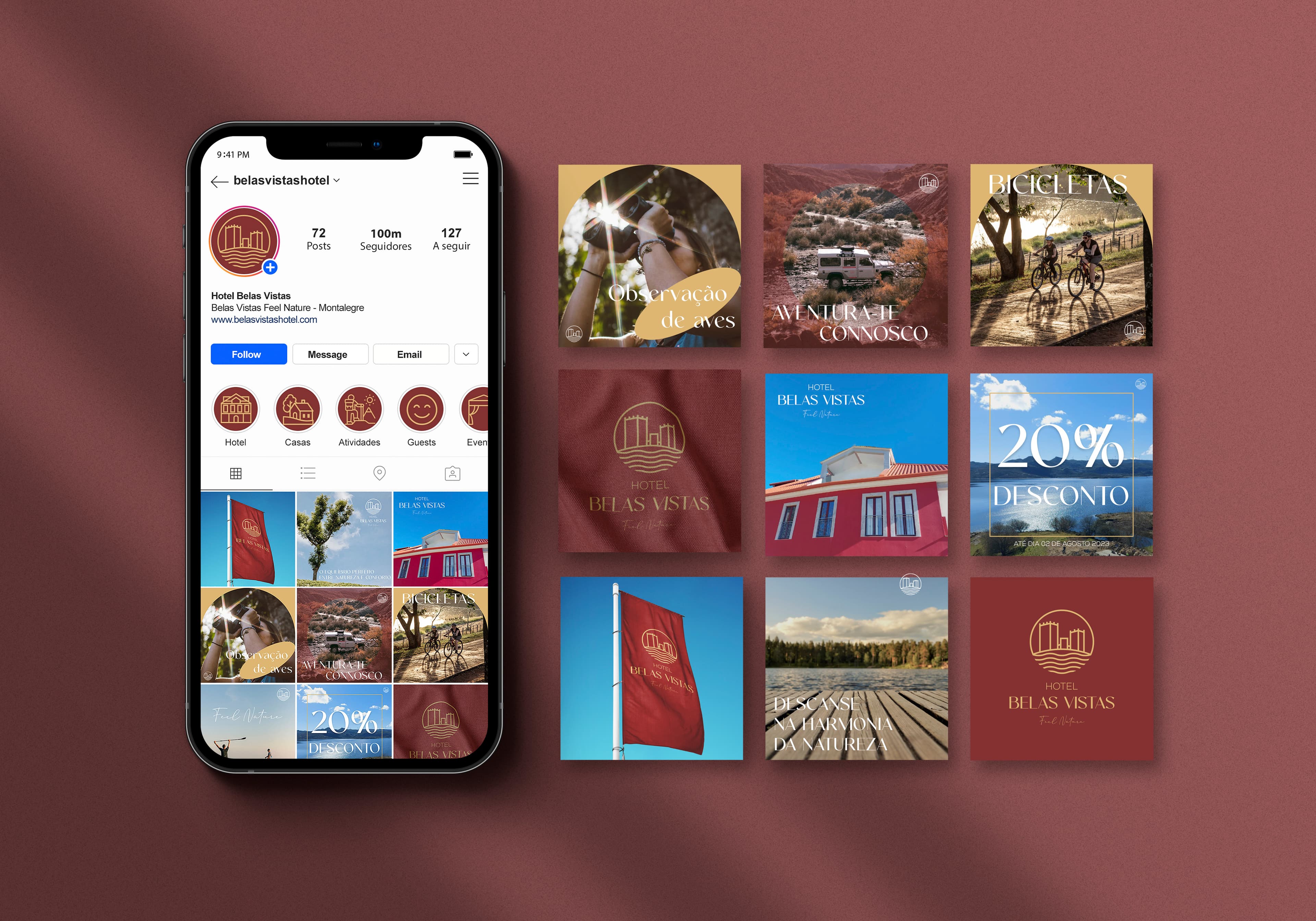 Hotel Belas Vistas exterior signage